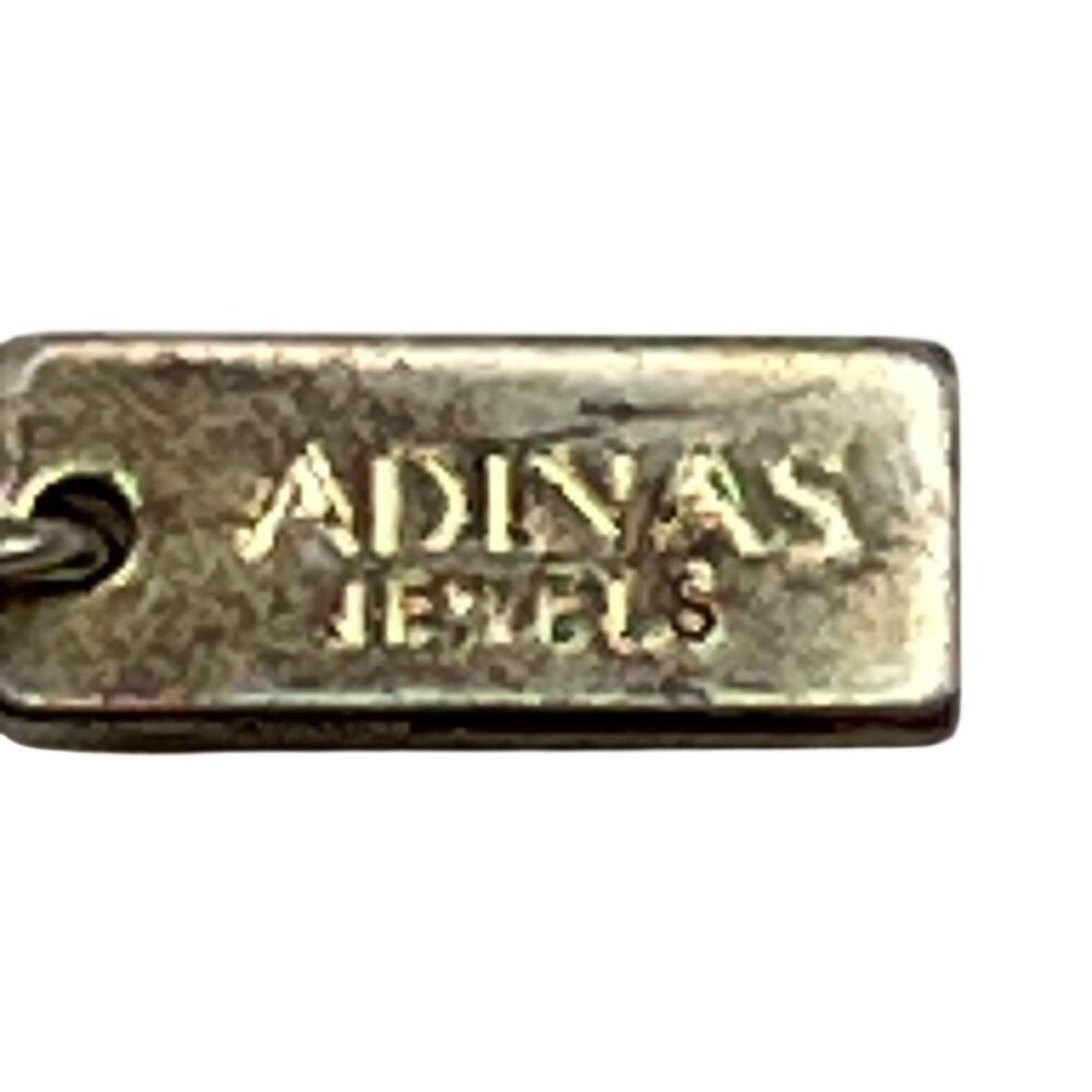 Adinas Jewels Sterling Silver Vermeil Necklace Green Toi et Moi Pendant 16-18" - Picture 5 of 14
